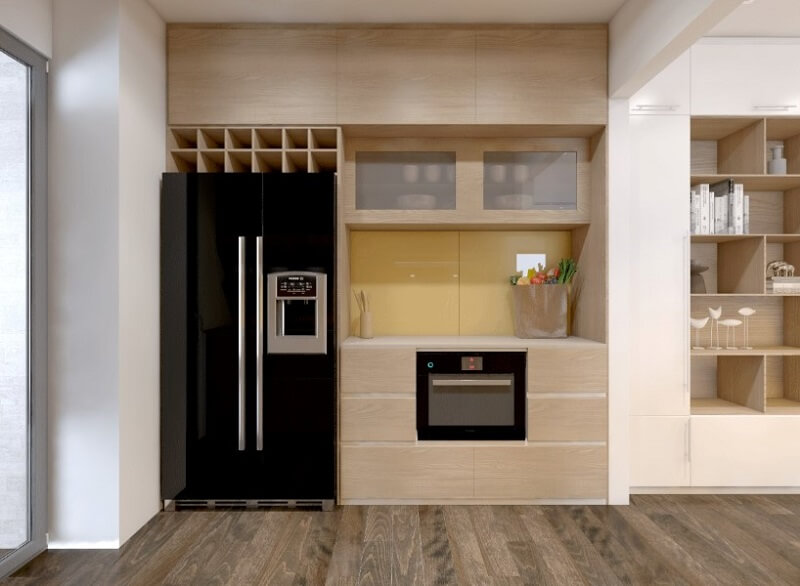 Mẫu thiết kế tủ bếp hiện đại cho căn bếp chung cư thêm phần sang trọng, đẳng cấp Thiết kế tủ bếp chung cư đẹp