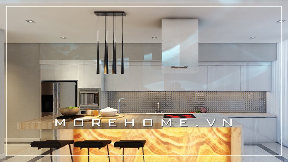 tủ bếp gỗ công nghiệp