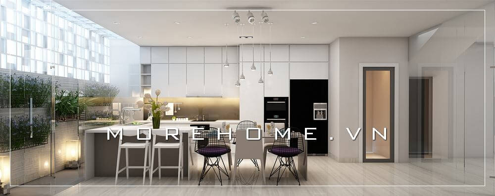 tủ bếp gỗ công nghiệp